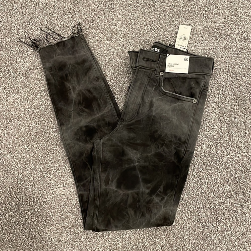 Express high rise angle jeans